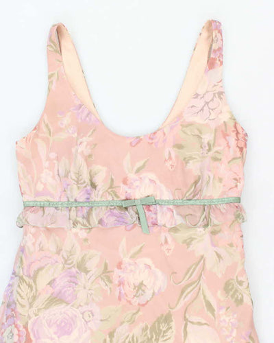 Vintage MaxMara Silk Floral Dress - S