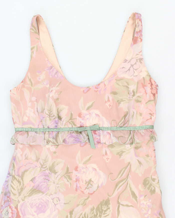 Vintage MaxMara Silk Floral Dress - S