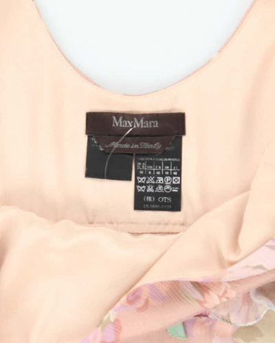 Vintage MaxMara Silk Floral Dress - S