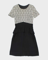 Vintage 50s Lace Bow Dress - M