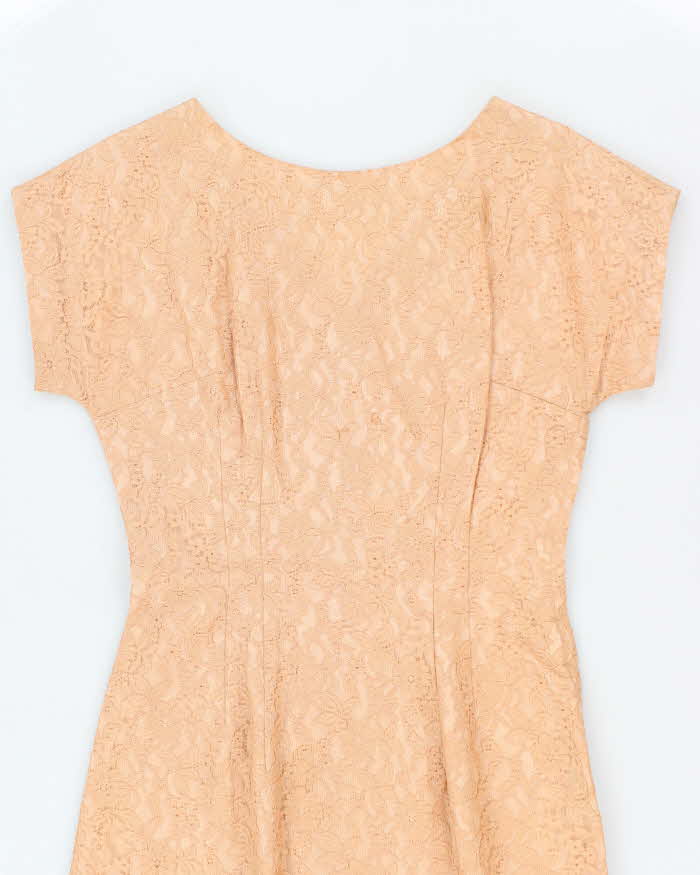 Vintage 50s Lace A-Line Dress - M