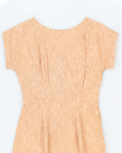 Vintage 50s Lace A-Line Dress - M
