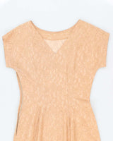 Vintage 50s Lace A-Line Dress - M