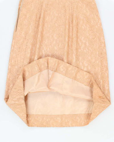 Vintage 50s Lace A-Line Dress - M