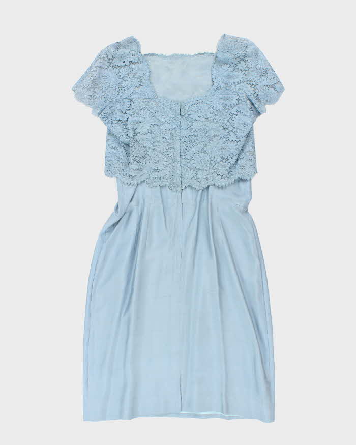 Vintage 50s Lace A-Line Dress - L