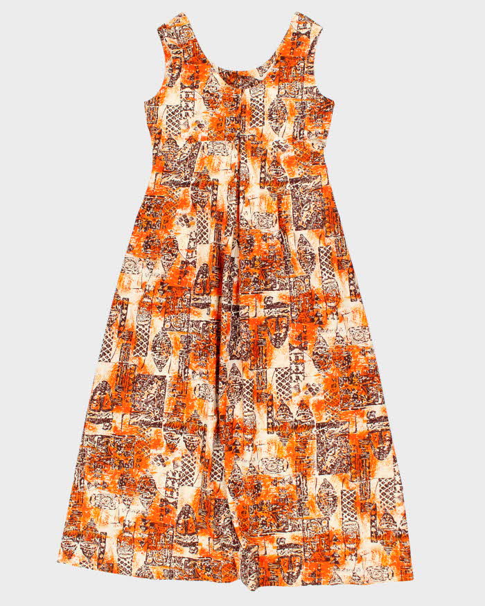 Vintage 60s/70s Alfred Shaheen Hawaiian Dress - M