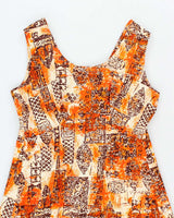 Vintage 60s/70s Alfred Shaheen Hawaiian Dress - M