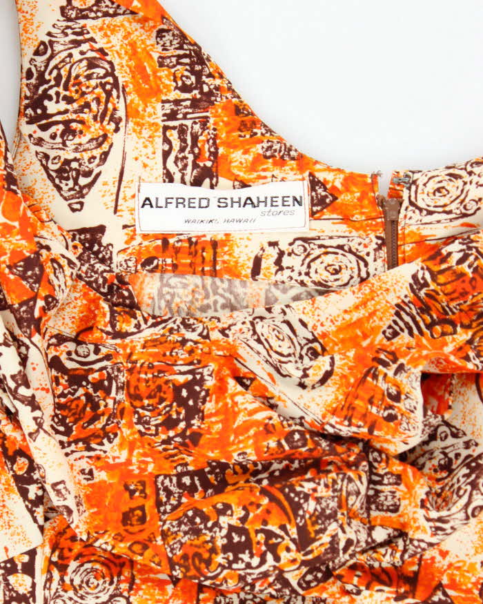 Vintage 60s/70s Alfred Shaheen Hawaiian Dress - M
