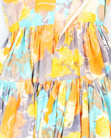 Vintage 70s/80s Western Fashion Floral Dress - S