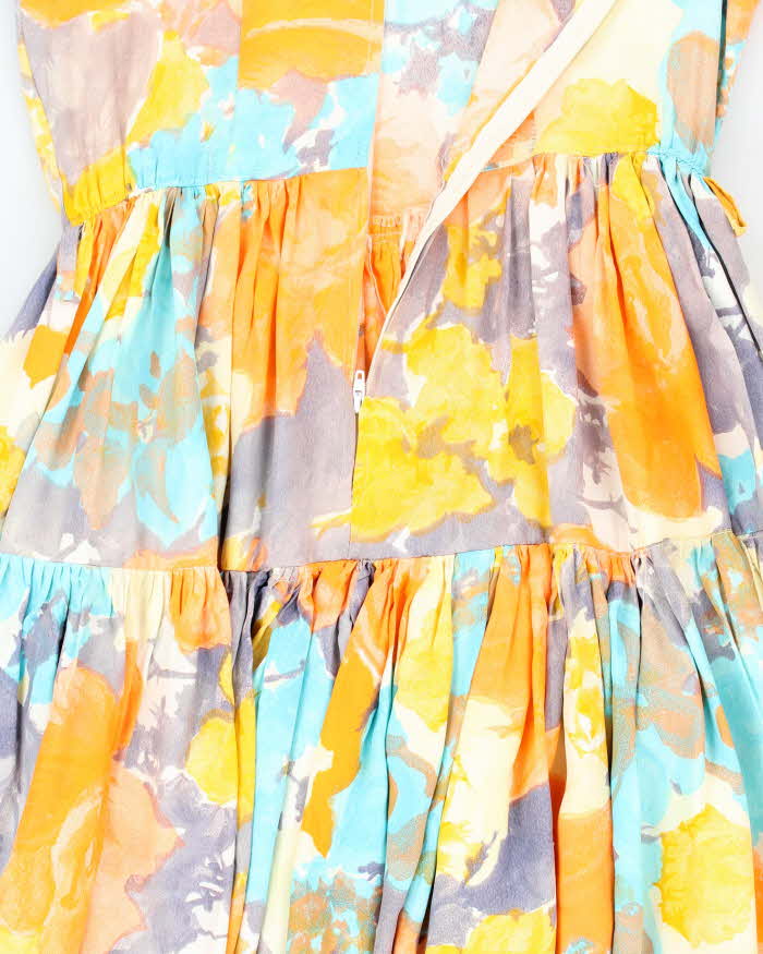 Vintage 70s/80s Western Fashion Floral Dress - S