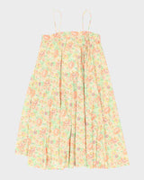 Vintage 70s Floral Dress - S