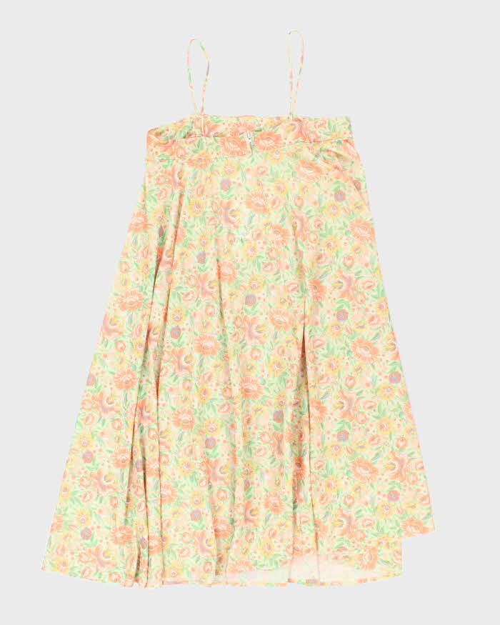 Vintage 70s Floral Dress - S