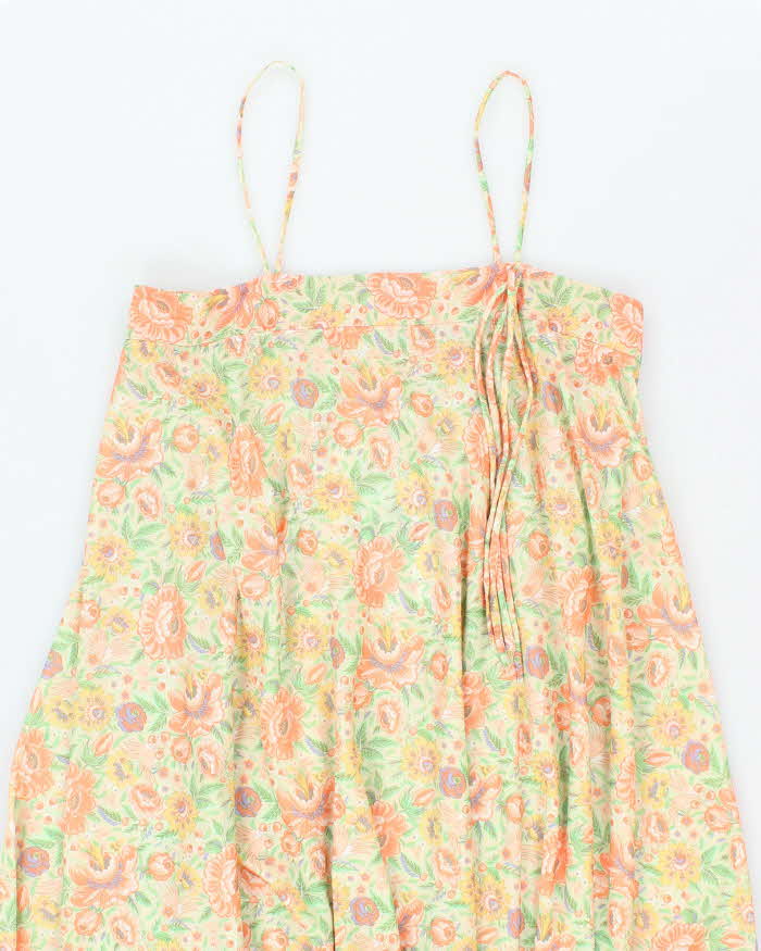 Vintage 70s Floral Dress - S