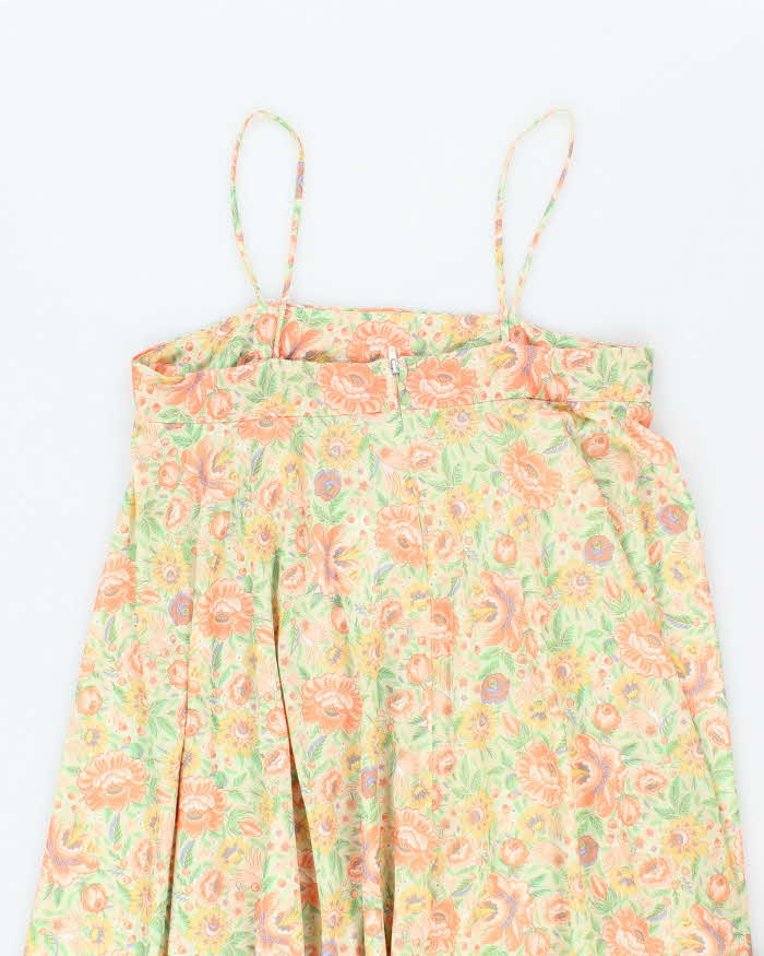 Vintage 70s Floral Dress - S