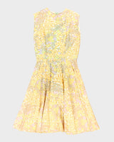 Vintage 50s Floral A-Line Dress - M