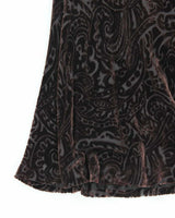 Vintage 90s Ralph Lauren Silk &amp; Velvet Dress - L