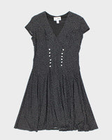 Vintage Joseph Ribkkoff Polka Dot Dress - M