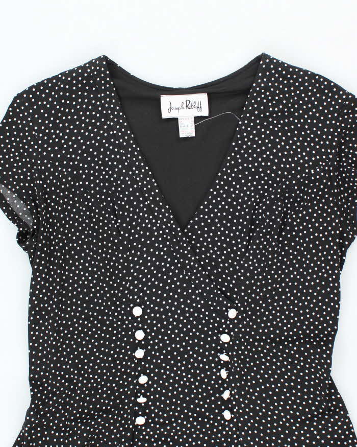 Vintage Joseph Ribkkoff Polka Dot Dress - M