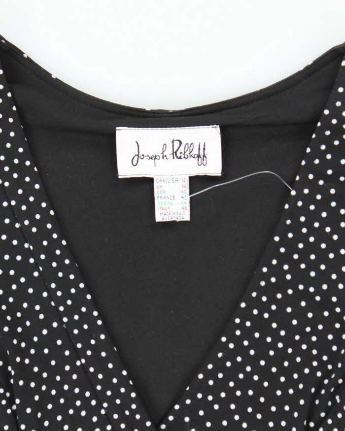Vintage Joseph Ribkkoff Polka Dot Dress - M