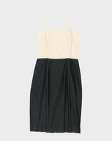 Vintage 80s Lace Strappy Dress - S