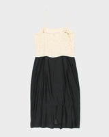 Vintage 80s Lace Strappy Dress - S