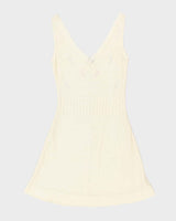 Deadstock Vintage 70s Audrey Knit Dress - S