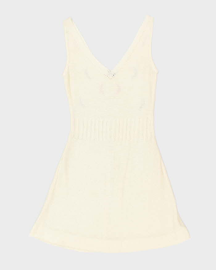 Deadstock Vintage 70s Audrey Knit Dress - S