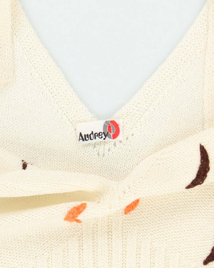 Deadstock Vintage 70s Audrey Knit Dress - S