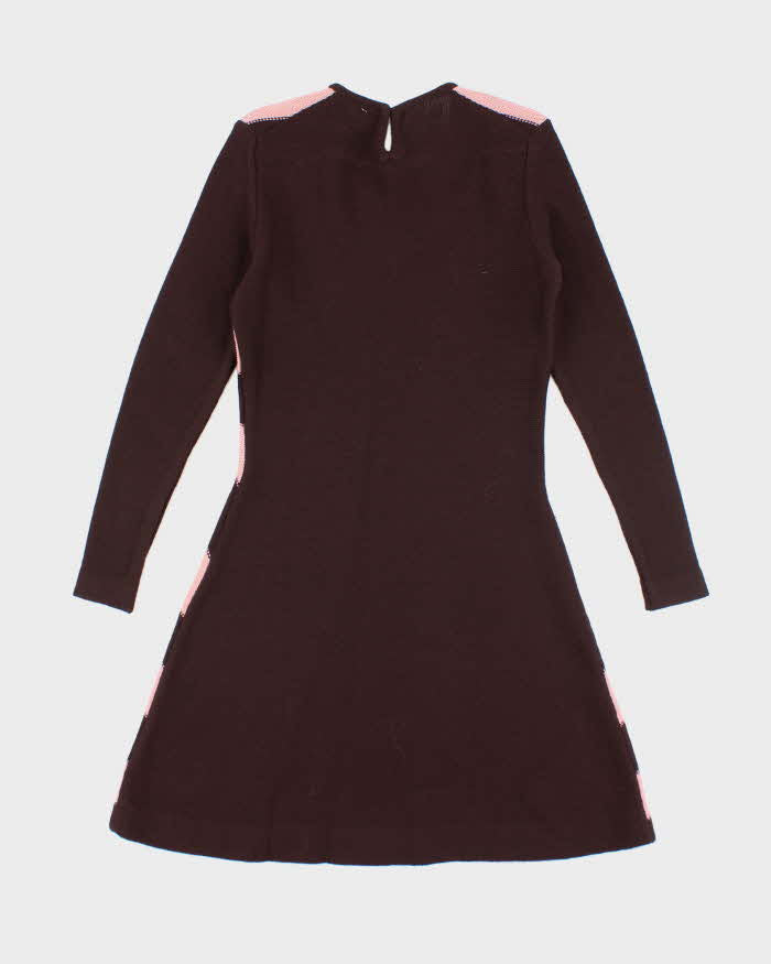 Deadstock Vintage 70s Audrey Knit Dress - S