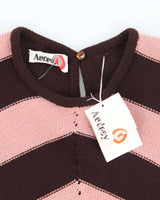 Deadstock Vintage 70s Audrey Knit Dress - S