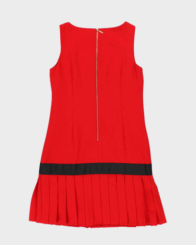 Vintage Karl Largerfeld Red Dress - M