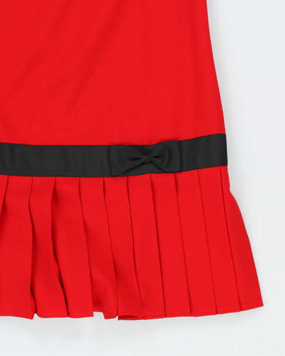Vintage Karl Largerfeld Red Dress - M