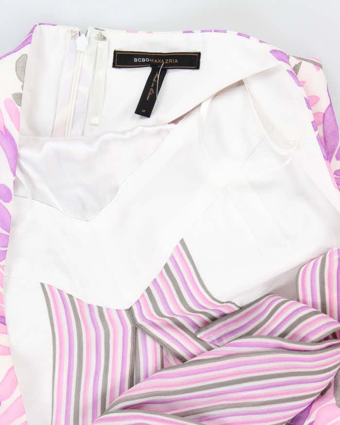 Vintage BCBG Maxazria Silk Halter Dress - M