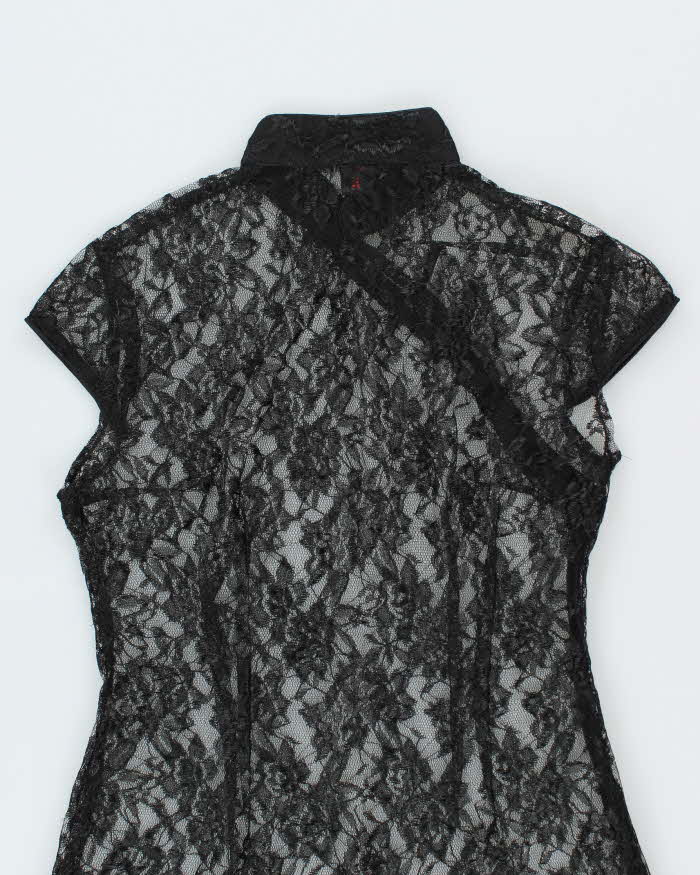 Vintage Y2k 00s E Beaueaty Lace Dress - M