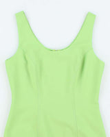 Vintage Y2k 00s Green Dress - M