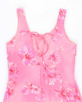 Vintage 90s Jessica Floral Scoop Back Dress - M