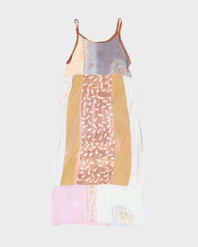 Vintage 00s Arti Facts Pattern Maxi Dress - M