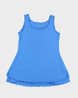 Vintage 90s Rapz Mesh Lettuce Hem Dress - M