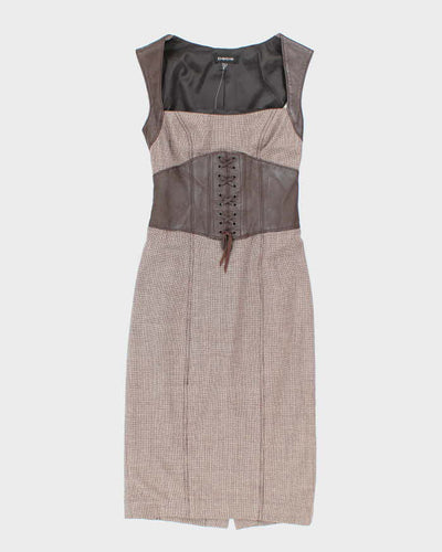 Vintage Y2k 00s Bebe Wool Blend Dress - XS