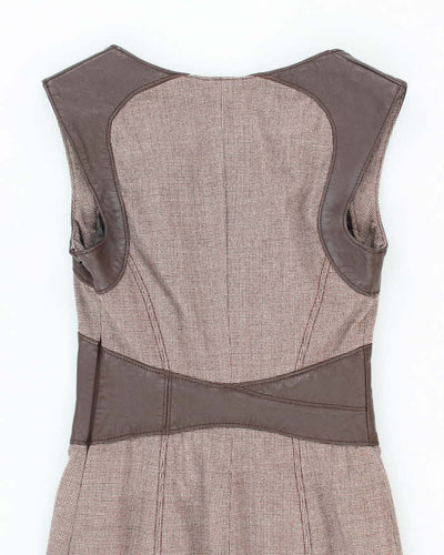 Vintage Y2k 00s Bebe Wool Blend Dress - XS