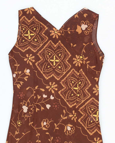 Vintage 90s Ports International Mesh Dress - S