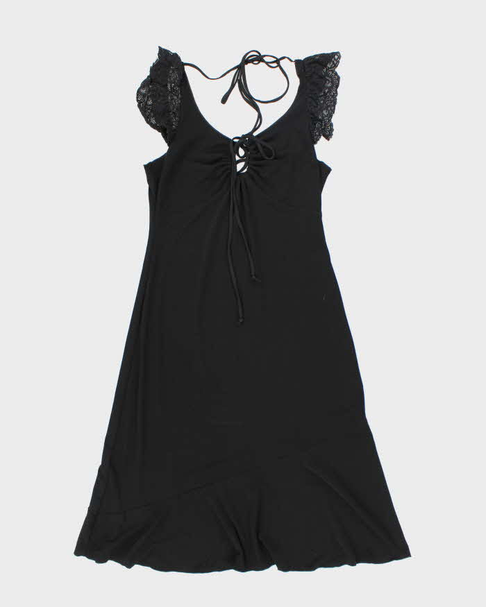 Vintage 90s Moda Black Dress - M