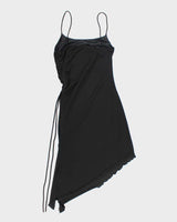 Vintage 90s Sirens Asymmetric Dress - S