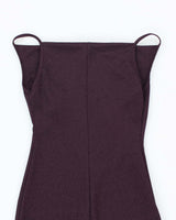 Vintage Y2k 00s Together Purple Cowl Neck Dress - S