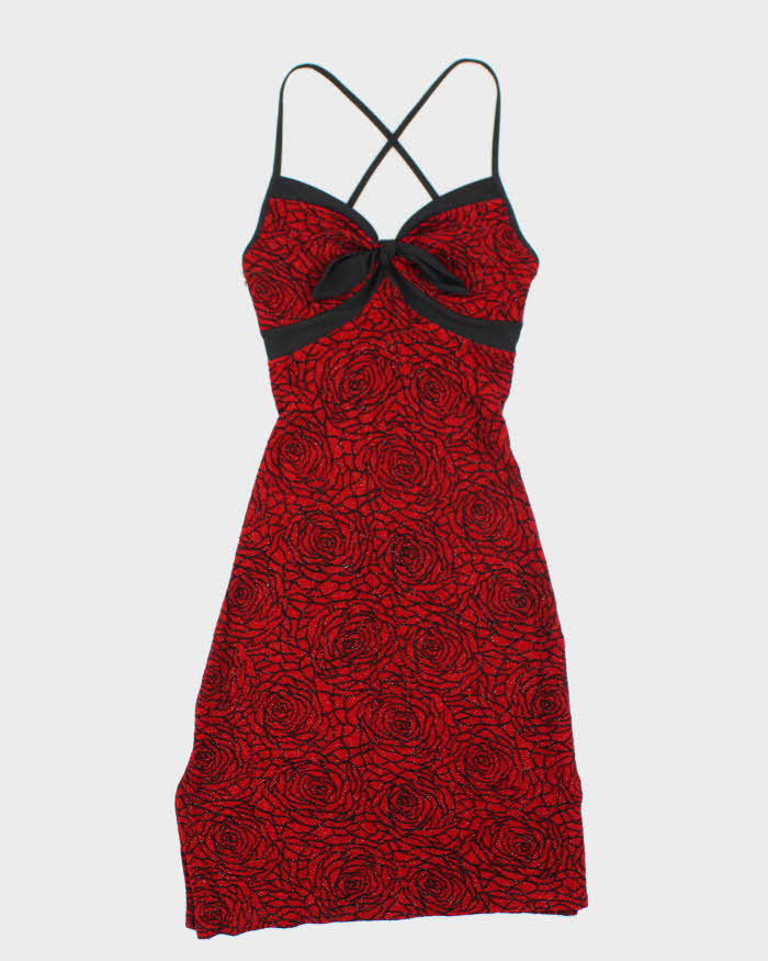 Vintage Y2k 00s Le Chateau Sparkly Dress - XS