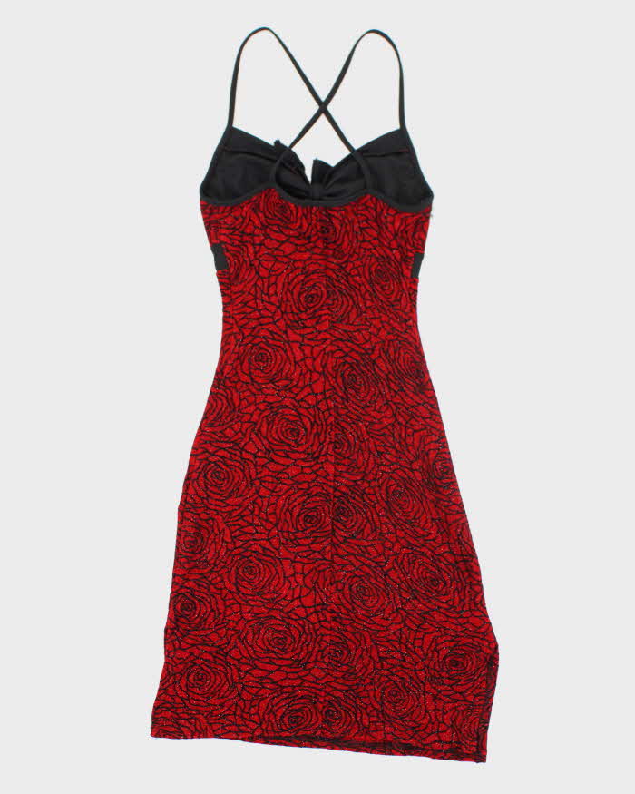 Vintage Y2k 00s Le Chateau Sparkly Dress - XS