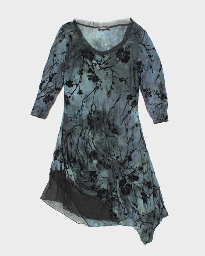 Vintage Y2k 00s Papillion Floral Dress - S