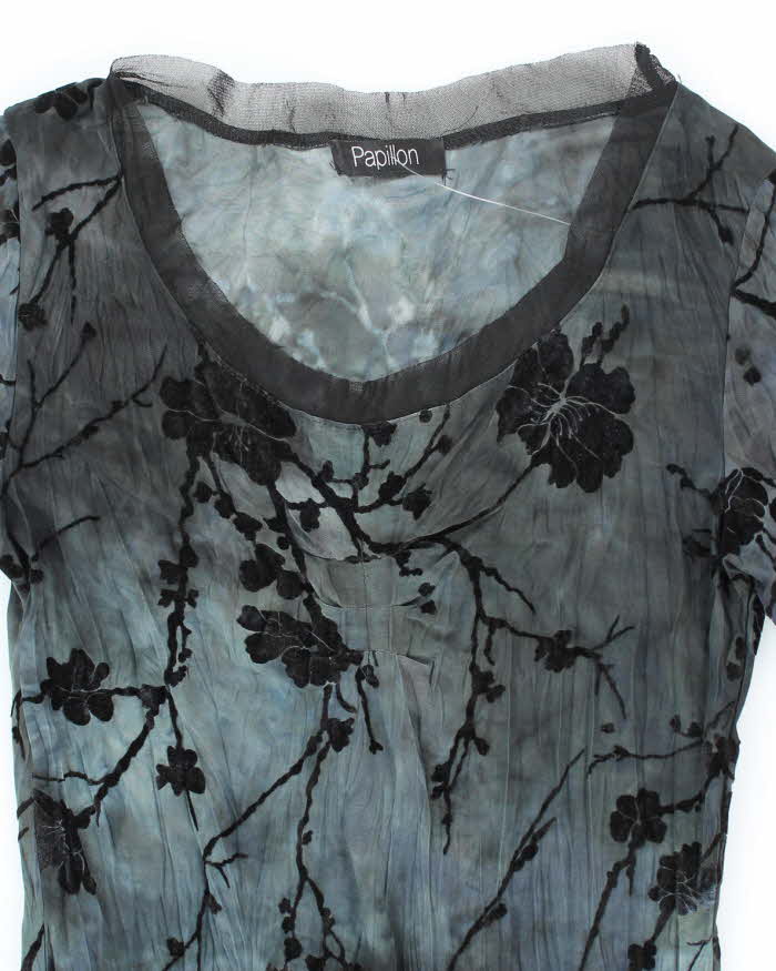 Vintage Y2k 00s Papillion Floral Dress - S
