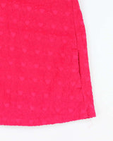 Vintage Y2k 00s Pink Towling Halter Dress - M