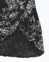 Vintage Y2k 00s Le Chateau Floral Halter Dress - XS